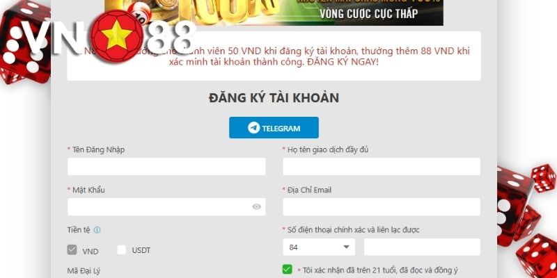 Hướng dẫn chi tiết cách tạo tài khoản VN88 nhanh chóng và tiện lợi